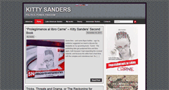 Desktop Screenshot of kittysanders.com
